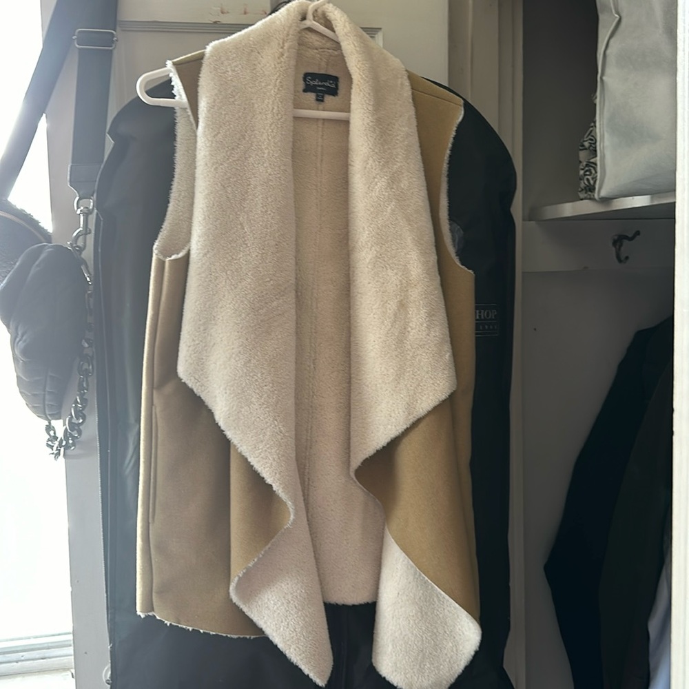 Splendid shearling vest